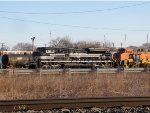 NS 1066 and BNSF 5834